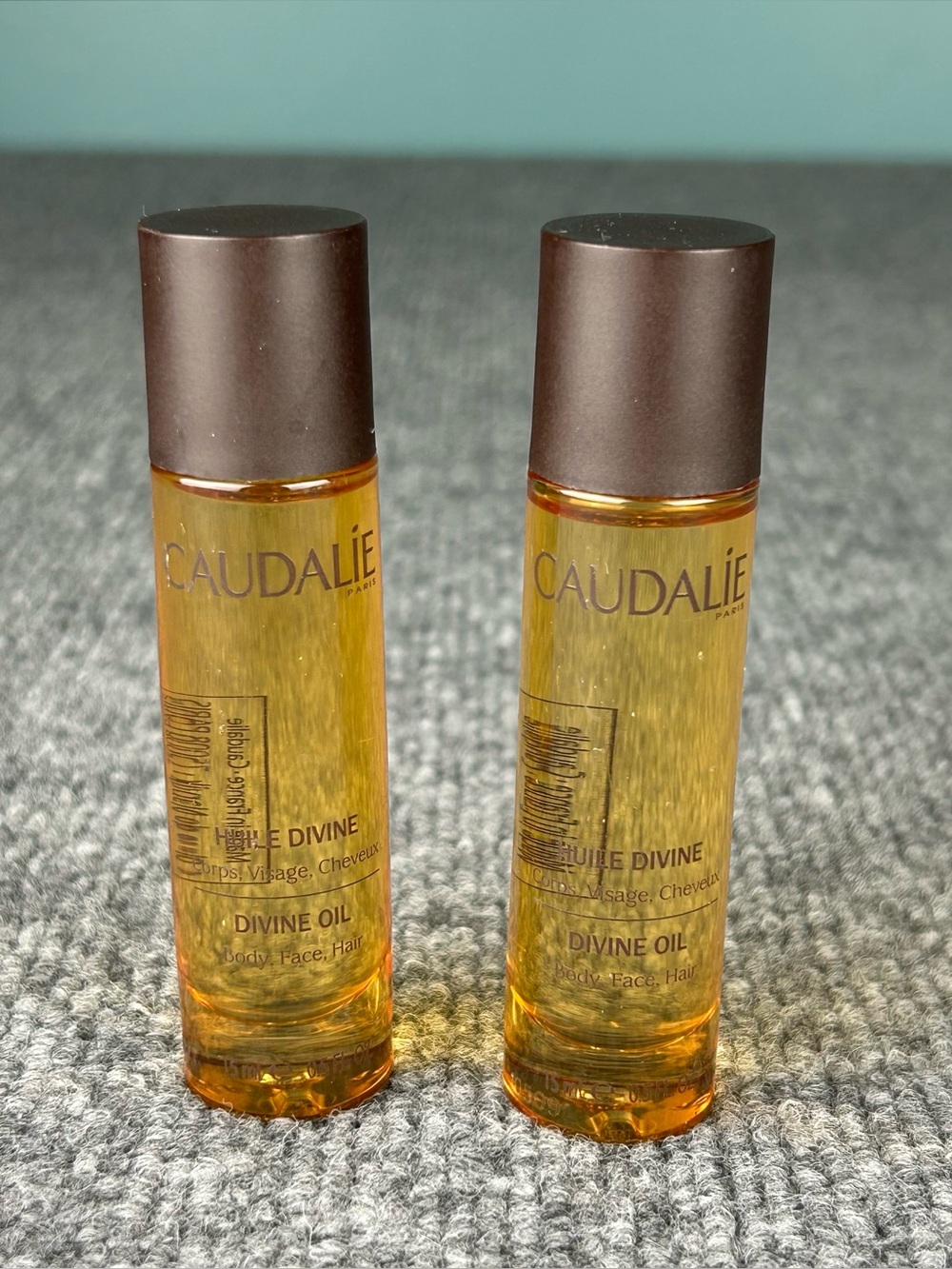 Two CAUDALIE Paris Huile Divine Oil .5fl oz/15mL *Discontinued* Luxury Skincare